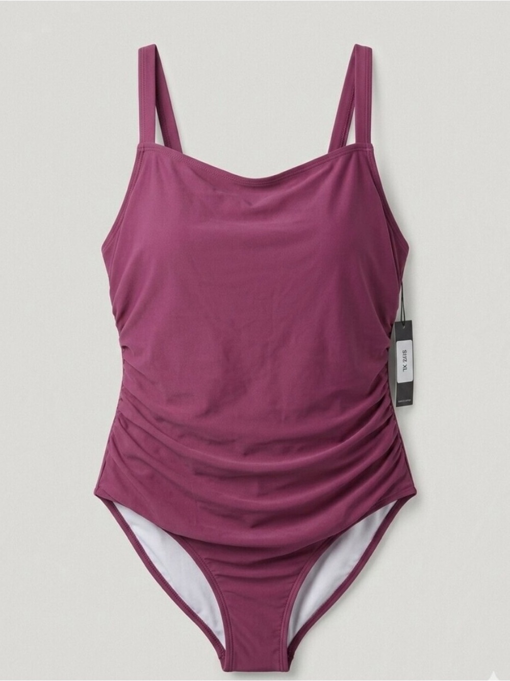 Catherine Malandrino Plum One-Piece Swimsuit